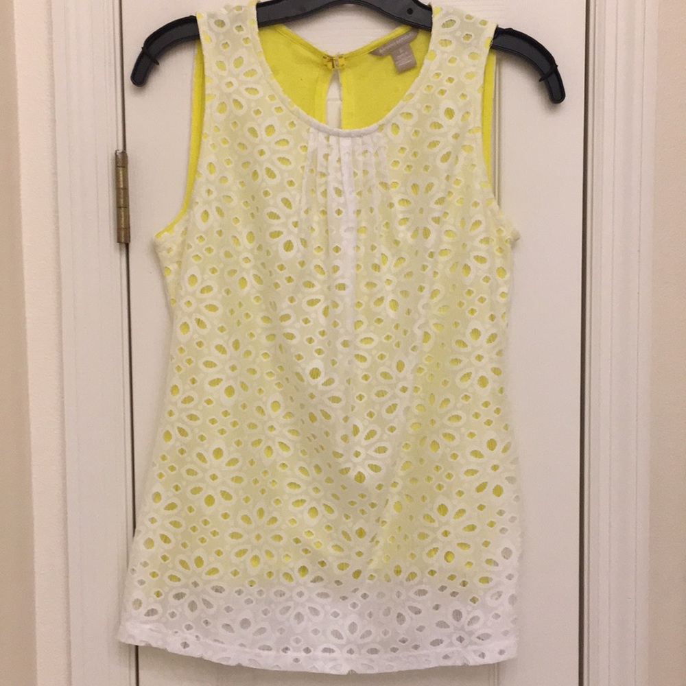 Banana Republic Sleeveless Lace Top Size Small